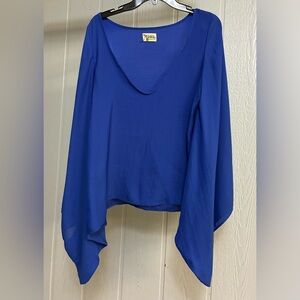Show Me Your MuMu Royal Blue Blouse